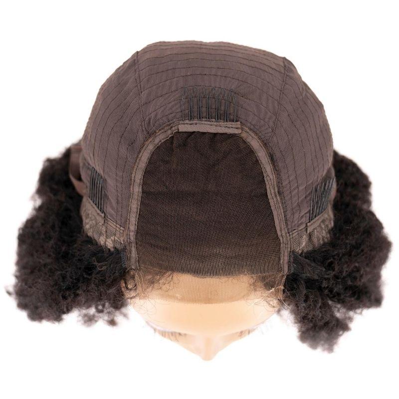 Afro Kinky Transparent Closure Wig